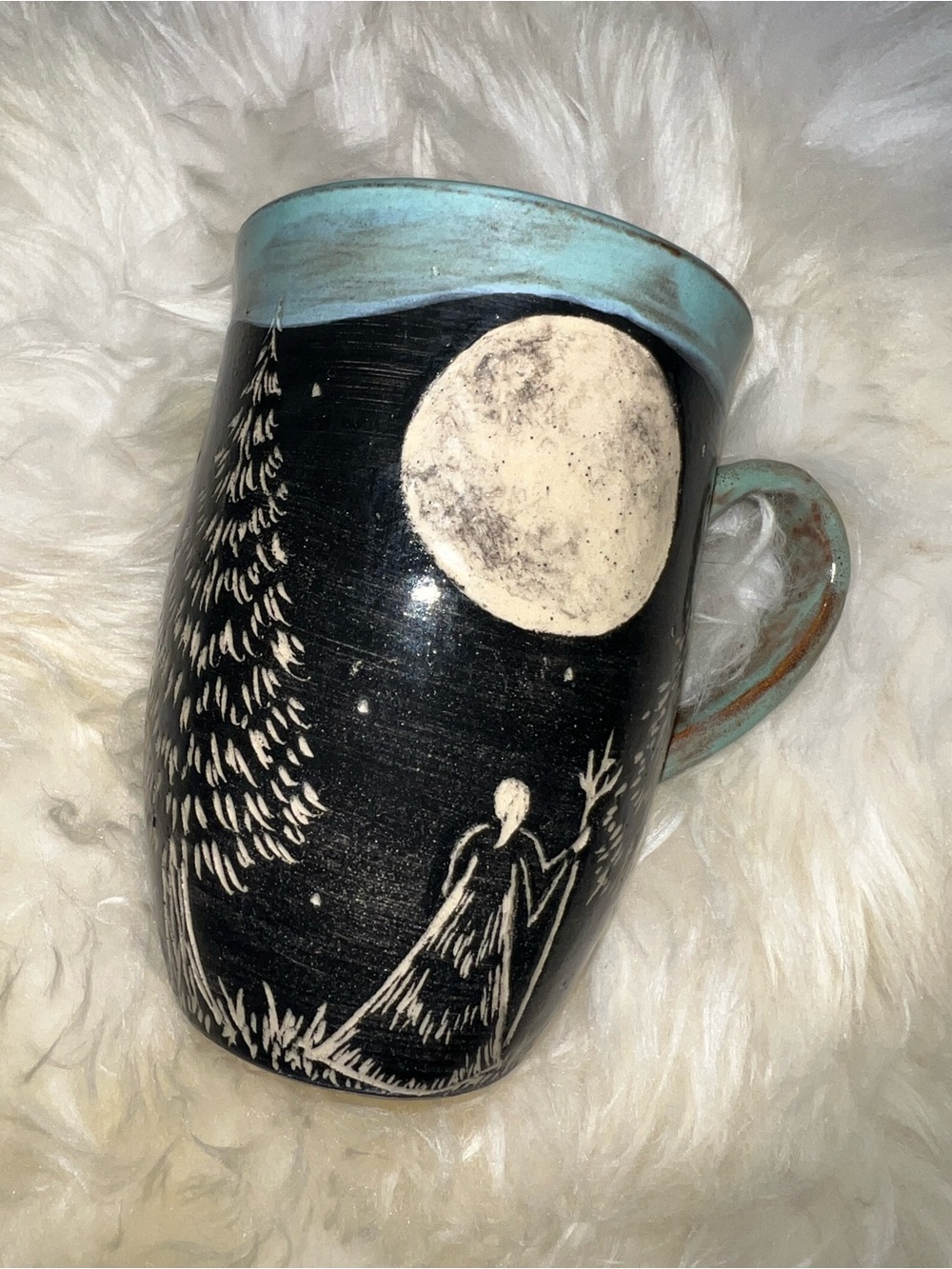 Witchy full moon mug